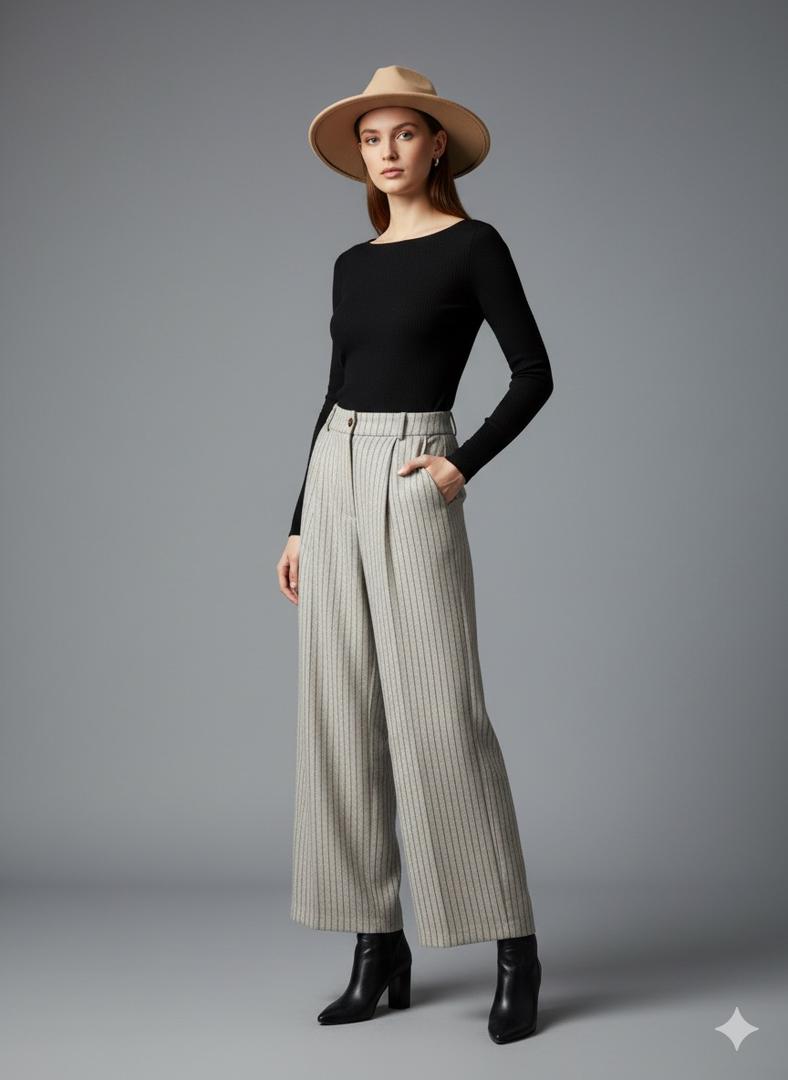 شلوار فوتر خطی